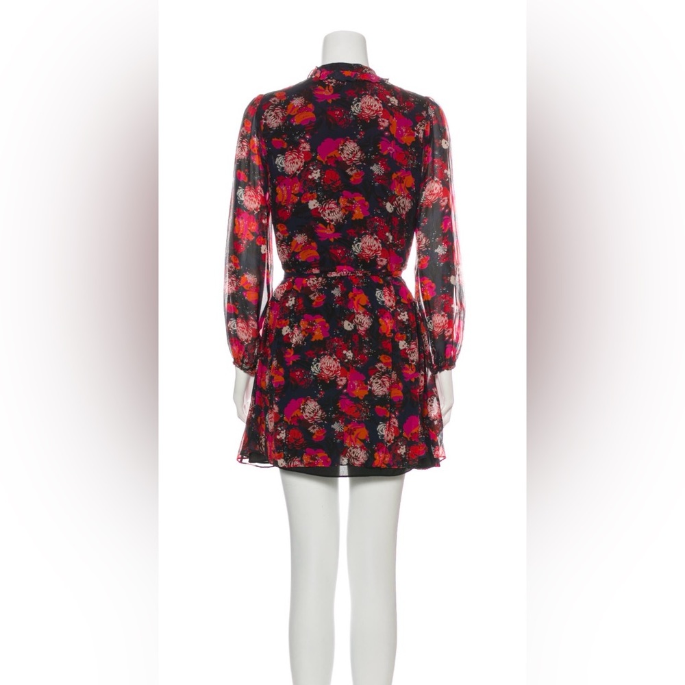 SALONI SILK MINI DRESS 2 | XS - Picture 3 of 6
